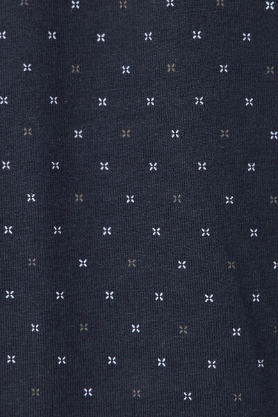 Polo éco-responsable bleu marine homme
