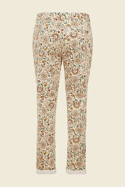 Pantalon chino Instinct blanc femme