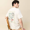 T-shirt manches courtes ecru homme