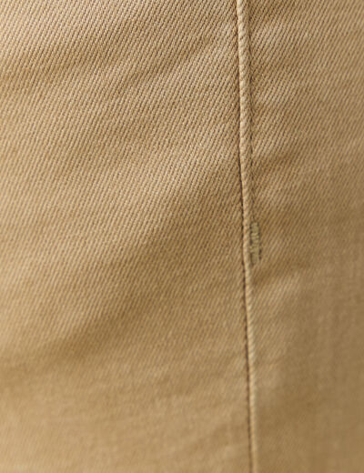 Jeans slim éco-responsable beige homme
