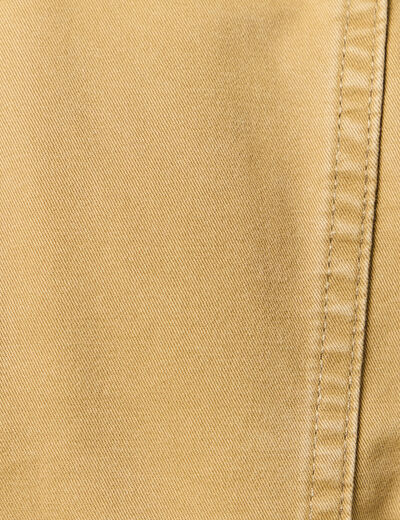 Blouson boutonné camel homme