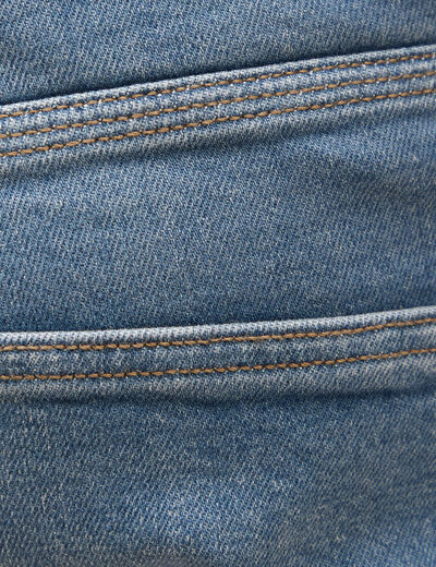 Jeans straight longueur 34 denim double stone homme
