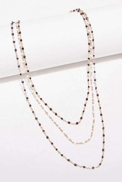 Lot 3 colliers multicolore femme