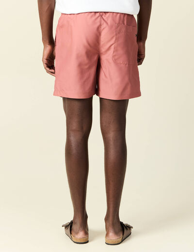 Short de bain vieux rose homme