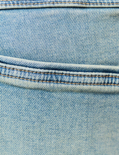 Jeans straight longueur 34 denim denim dirty homme