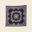 Foulard noir femme