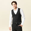 Veston sans manches noir homme