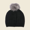 Bonnet noir femme