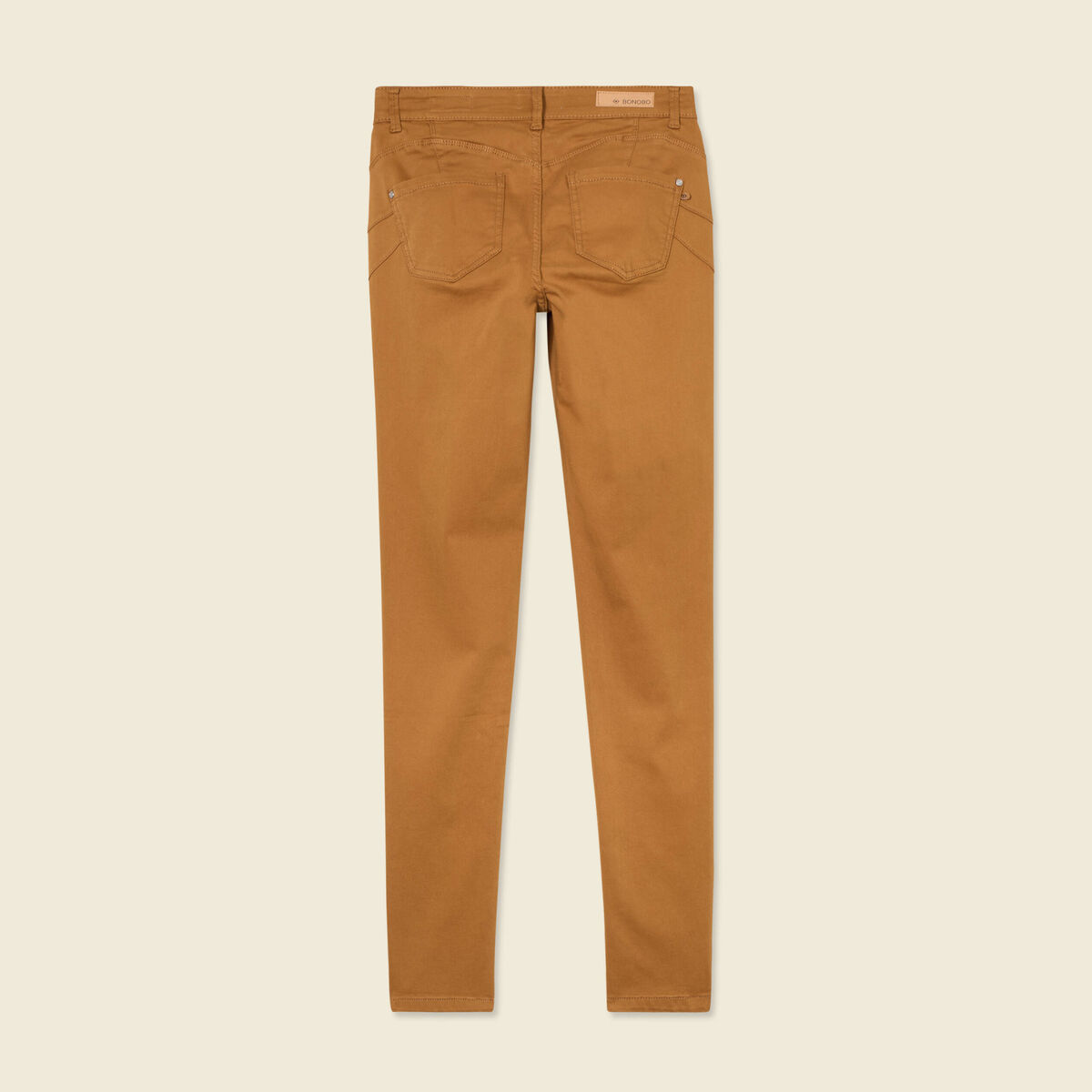 Pantalon Audrey - skinny push up marron femme