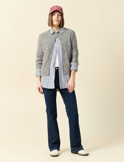 Jeans Yoko - bootcut denim brut femme