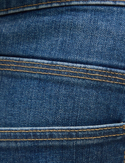 Jeans straight 5 poches denim stone homme