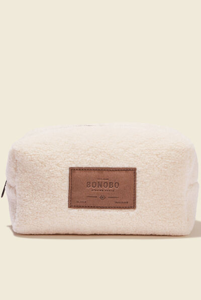 Trousse de toilette ecru homme