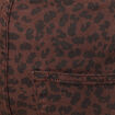Salopette en jeans marron cognac femme