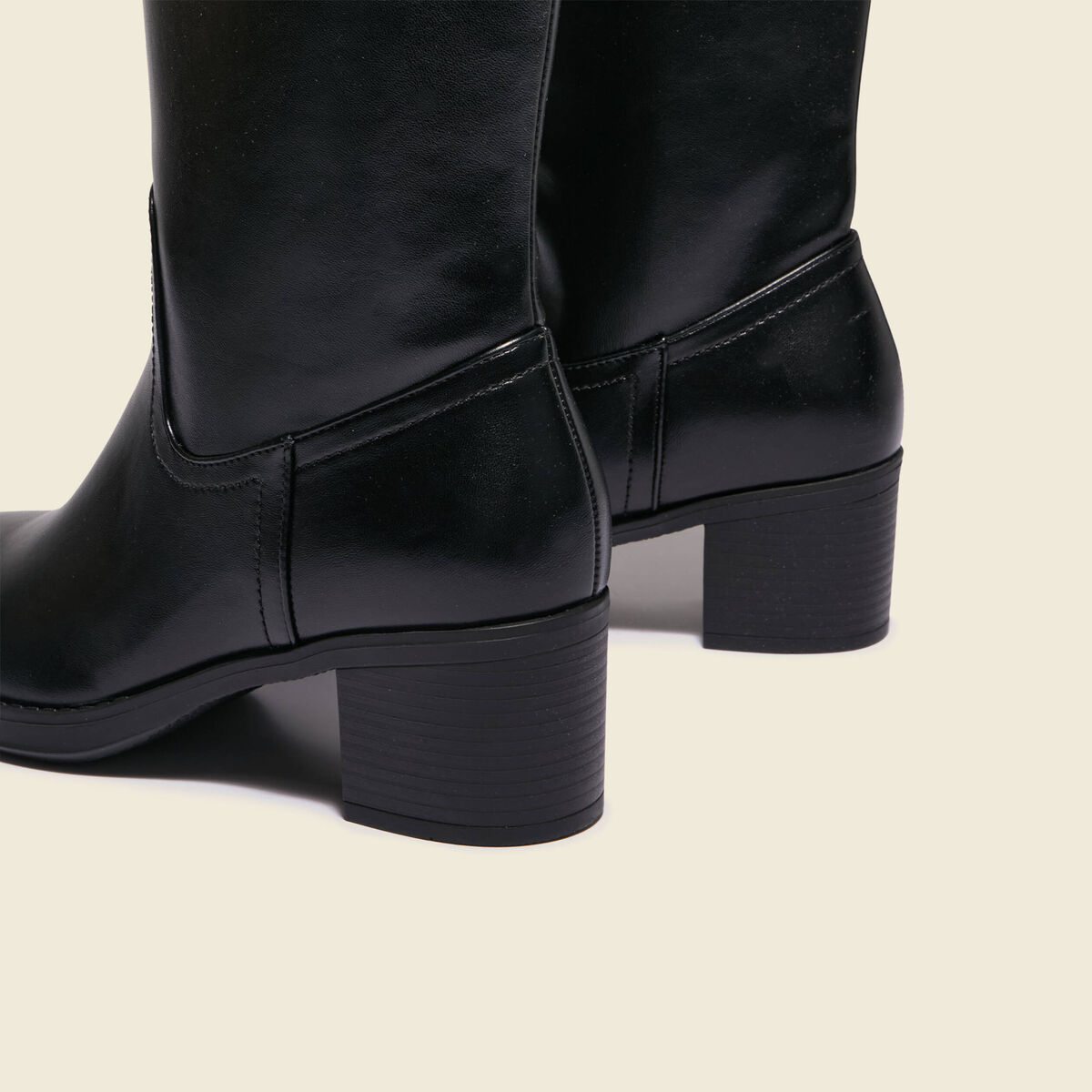Greatonu Chaussures Talons Noir Femme - Escarpins Chatons Mode Casual Brise-Lames