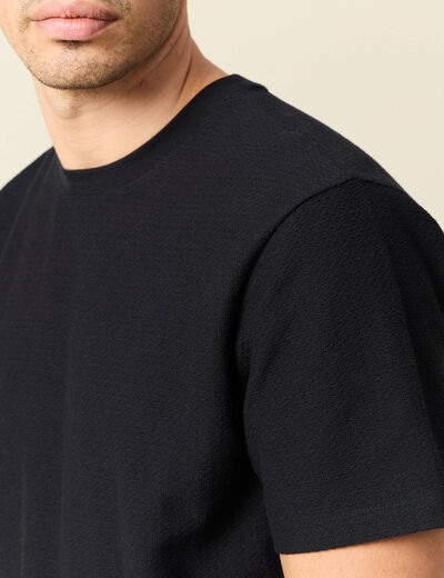 T-shirt manches courtes noir homme