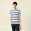 T-shirt manches courtes bleu marine homme