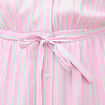 Robe longue &eacute;vas&eacute;e ceintur&eacute;e rose femme