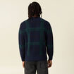 Pull manches longues bleu marine homme