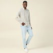 Chemise manches longues blanc homme