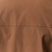 Blouson zippé col montant marron homme