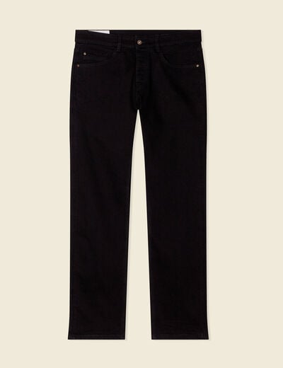Jeans regular longueur 32 denim noir homme
