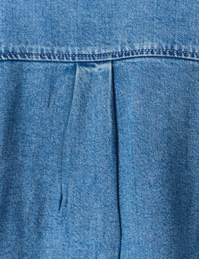 Surchemise en jean denim used femme