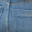 Jeans mom cropped taille haute denim dirty femme