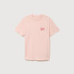 T-shirt en coton rose poudr&eacute;e homme
