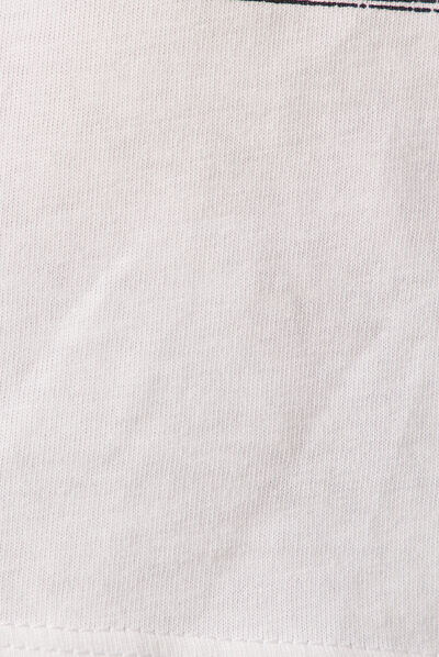 T-shirt manches courtes blanc femme