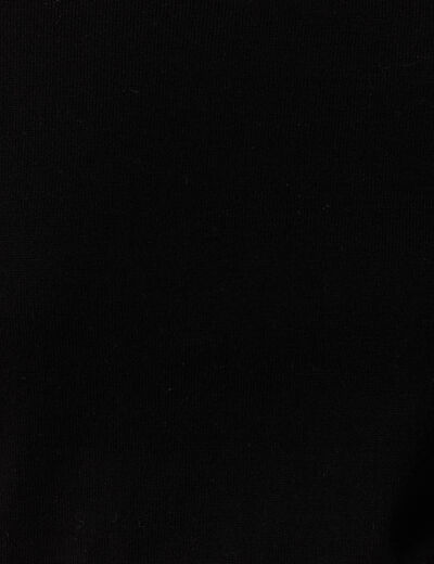 Pull manches longues noir femme