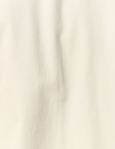 Chemise manches longues beige homme