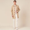 Trench éco-responsable beige homme