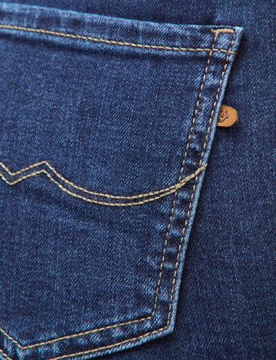Jeans bootcut denim brut femme