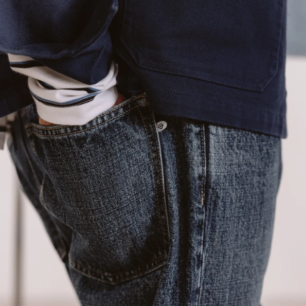 zoom sur les poches d'un jean