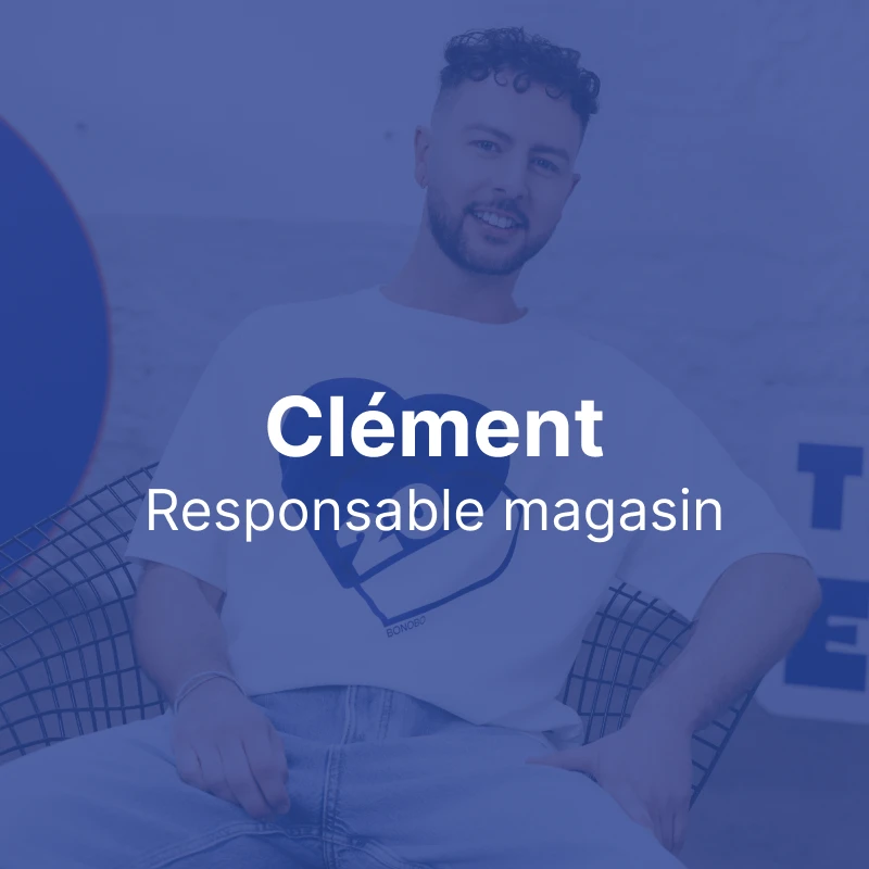 portrait Clement responsable magasin
