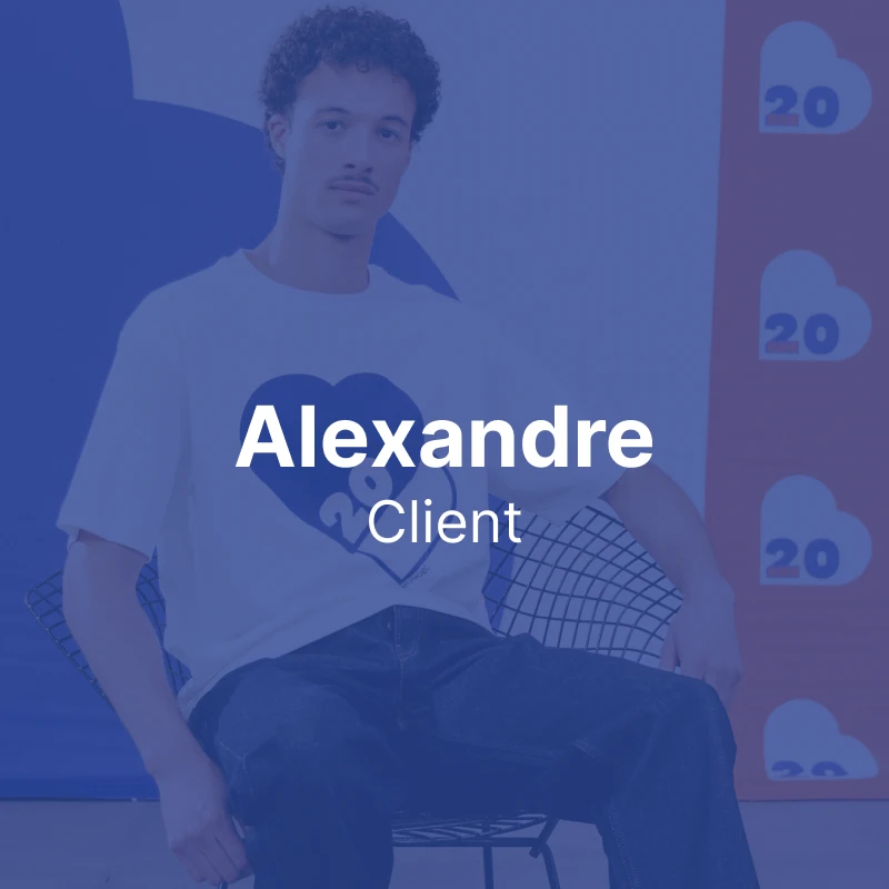 portrait Alexandre client