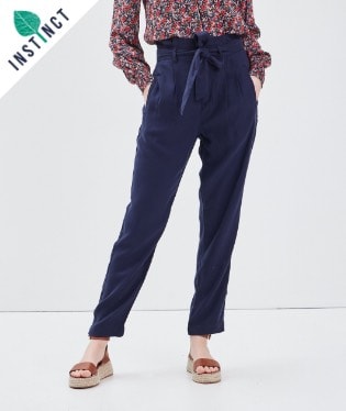 Pantalon chino en lyocell