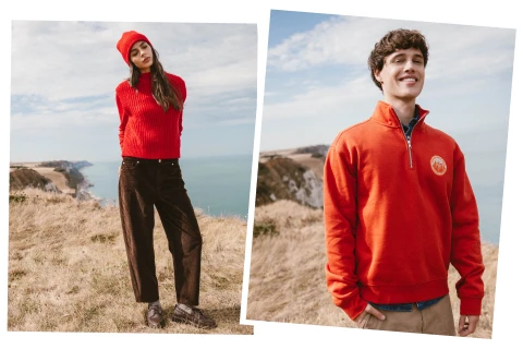 polaroids femme et homme, tenues grand froid