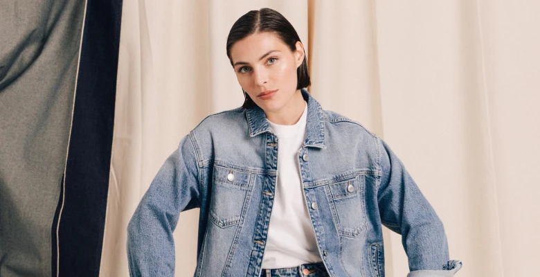 Visuel femmme denim jeans - Bonobo