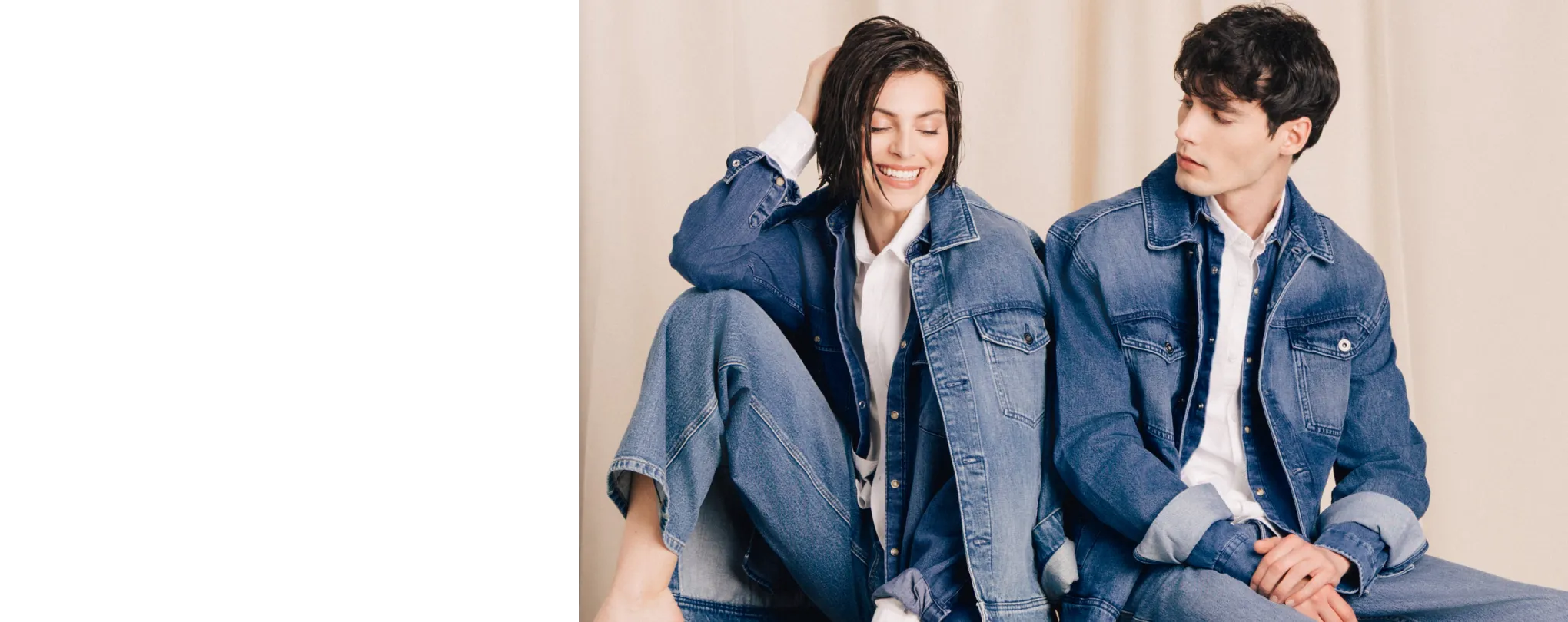 Visuel femmme & homme denim jeans - Bonobo