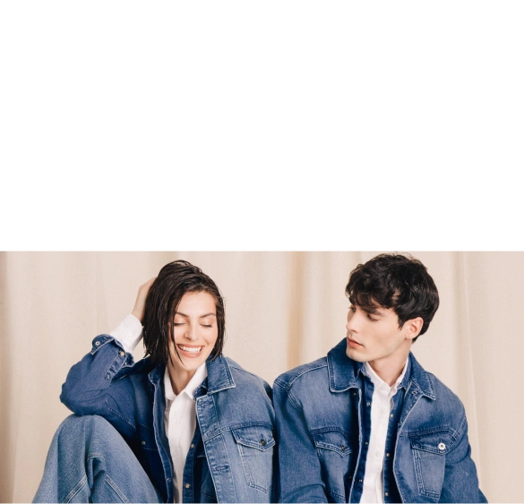 Visuel femmme & homme denim jeans - Bonobo