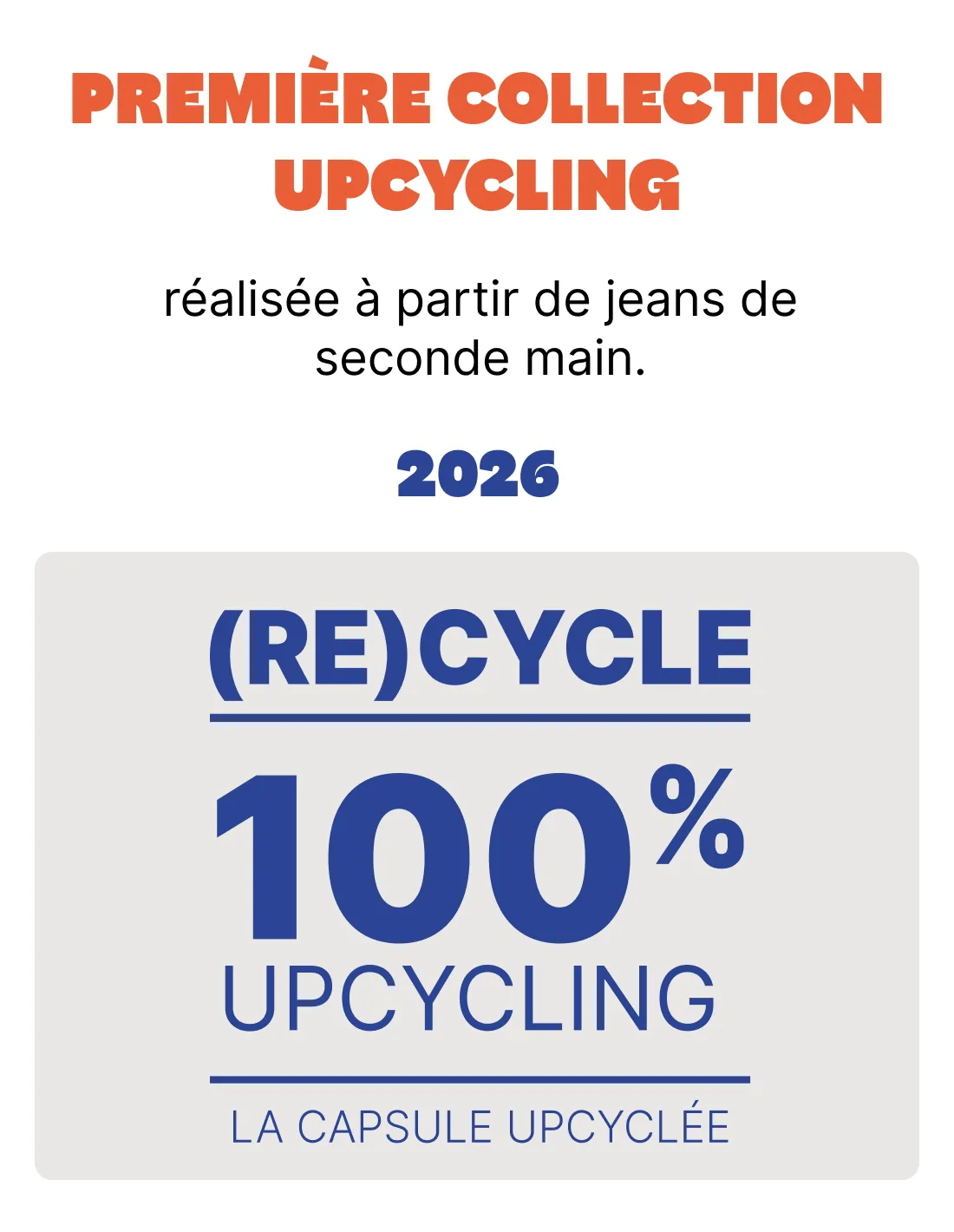 2026 première collection UPCYCLING