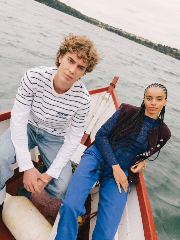 visuel mixte sur le bateau