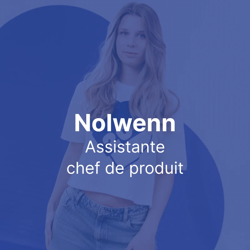 portrait Nolwenn assistante chef de produit