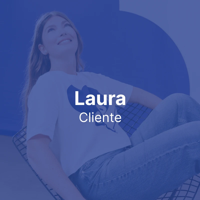 portrait Laura cliente