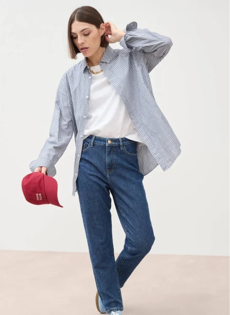 mom jeans femme