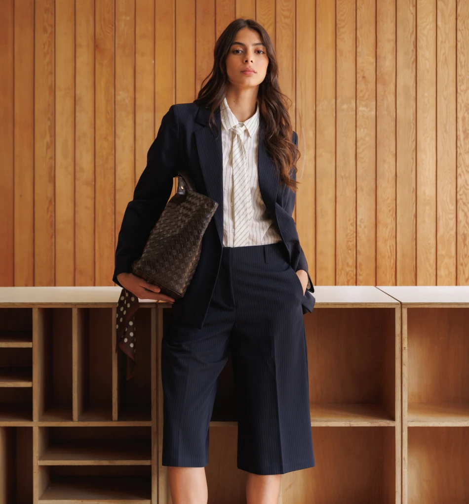 ensemble veste bermuda femme