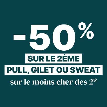 -40% sur le 2ème pull/gilet/sweat* - Bonobo