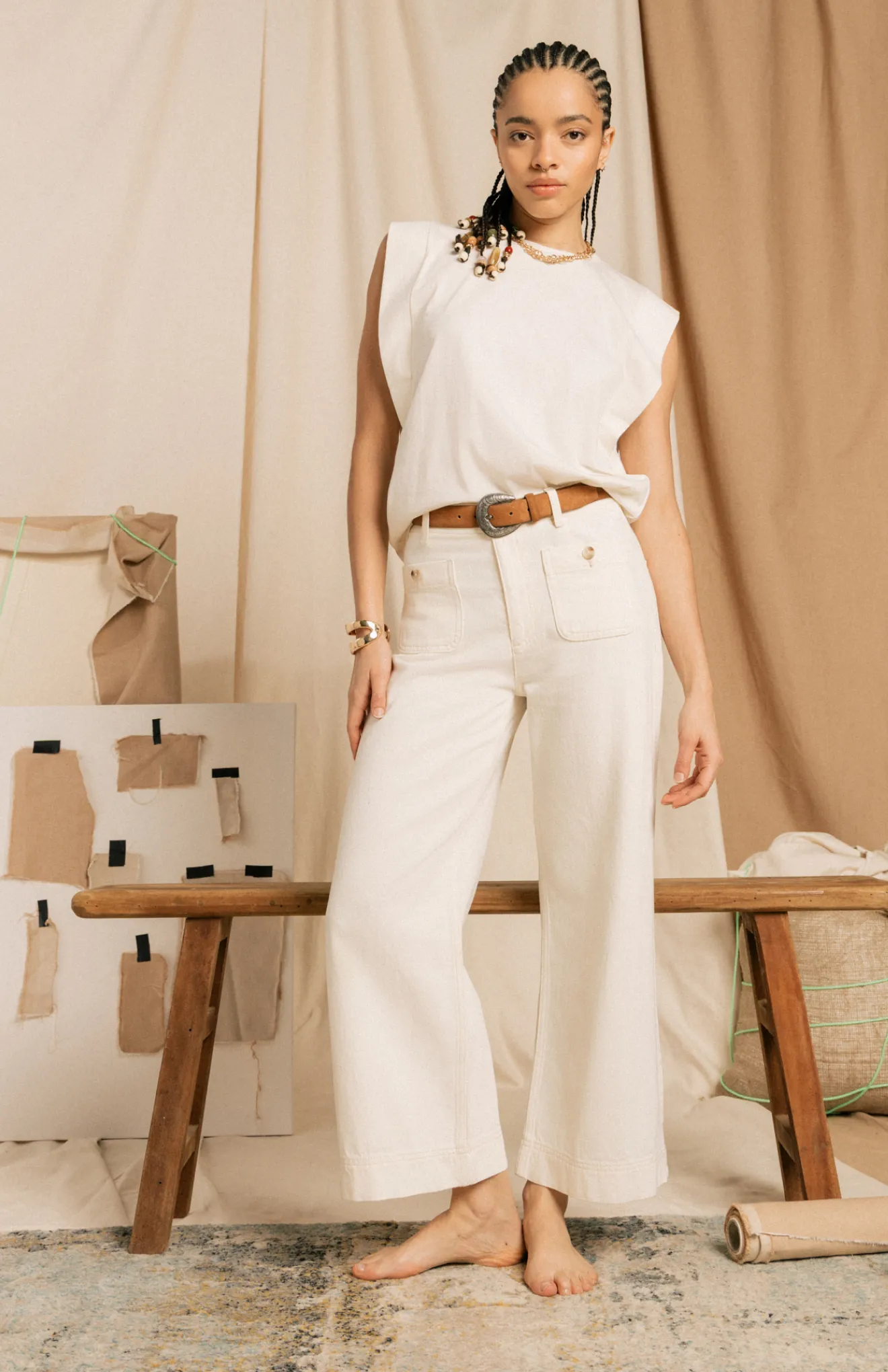 visuel duo femme et homme en veste en jeans