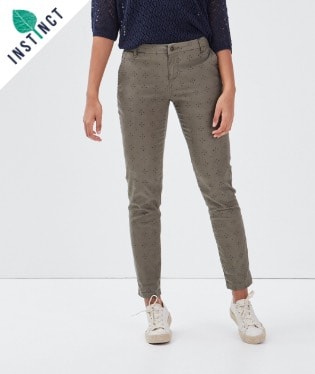 Pantalon chino en lyocell
